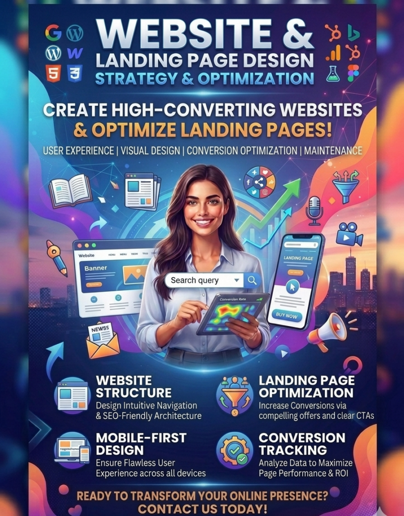 Website and Landing Page